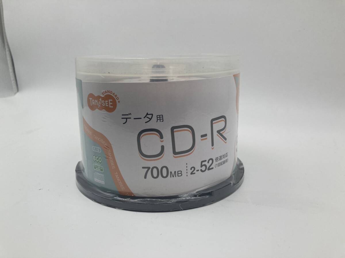 【新品未開封】TANGSEE データ用 CD-R 50枚パック 700MB 2-52倍速 インクジェットプリンタ対応 ワイドエリア OSCR80GP50
