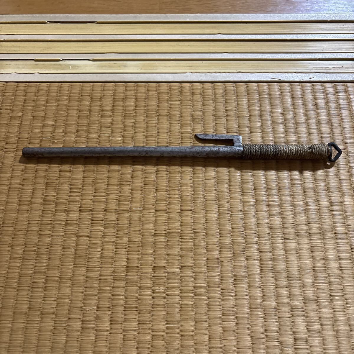 時代物 鉄製 十手 捕具 骨董品 武具 時代劇 時代装束