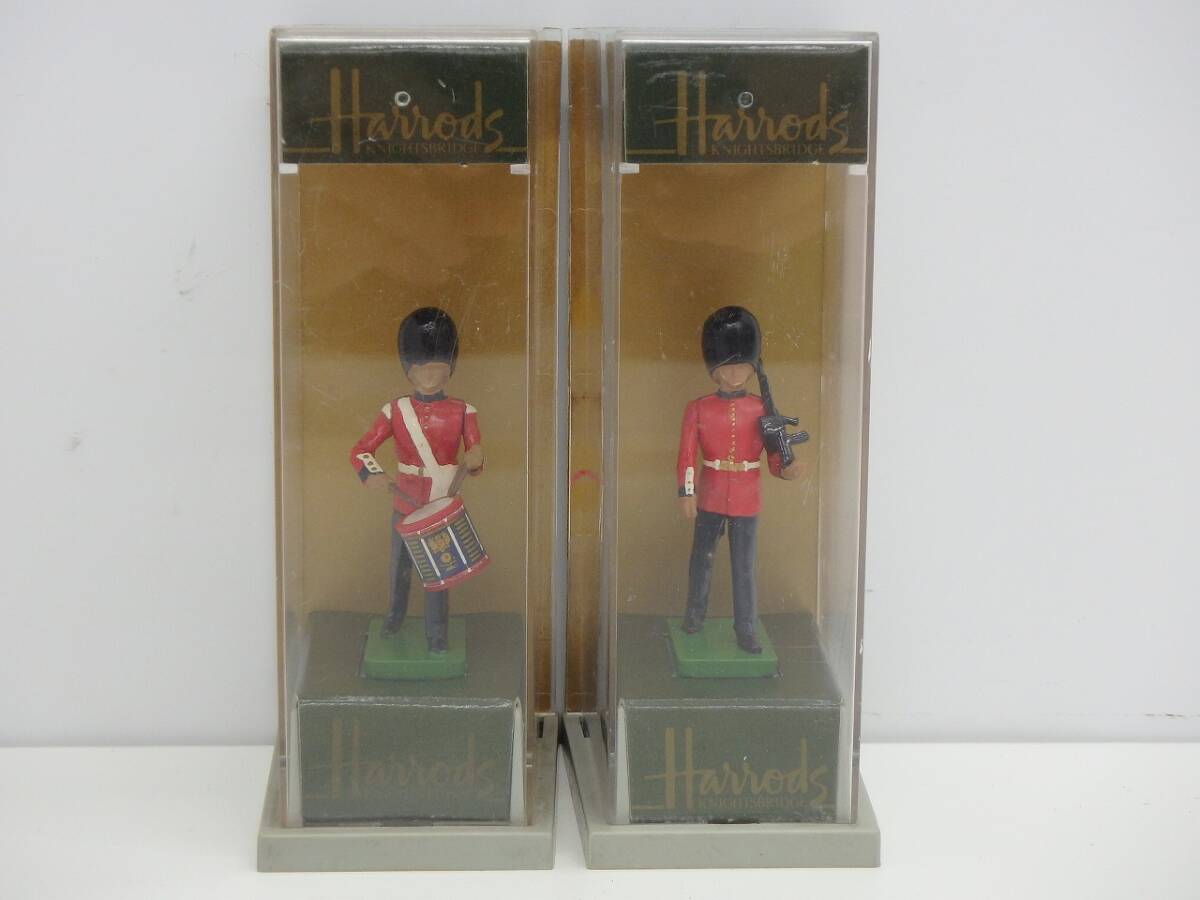注目! フィギュア祭 ハロッズ 兵隊人形 2体セット HARRODS イギリス 騎兵隊 兵隊 アンティーク 置き物 コレクション ホビー 長期保管品