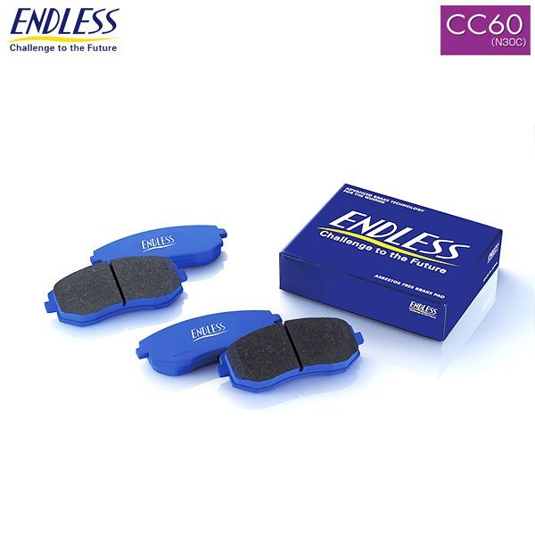 ENDLESS エンドレス ブレーキパッド CC60 (N30C) フロント用 ミラ L500S H6.8～H10.10 C#系 アケボノ EP258