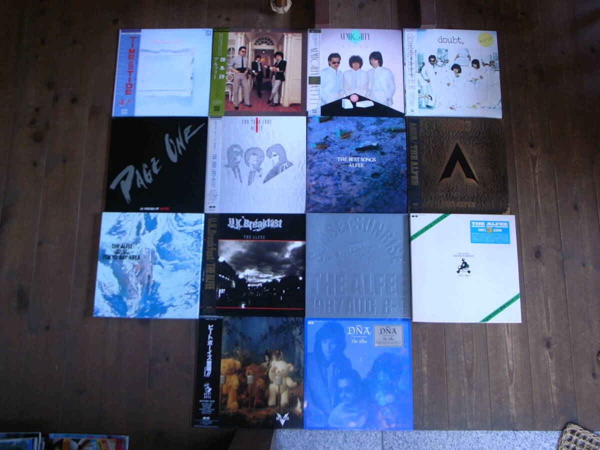 【　名盤　】　THE　ALFEE　アルフィー　LPなど　14タイトル