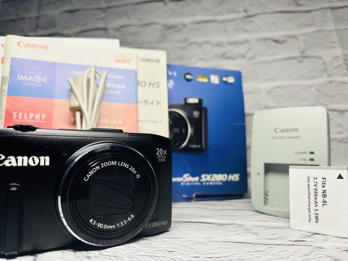 美品 Canon PowerShot SX280 HS キャノン コンデジ 元箱付き 