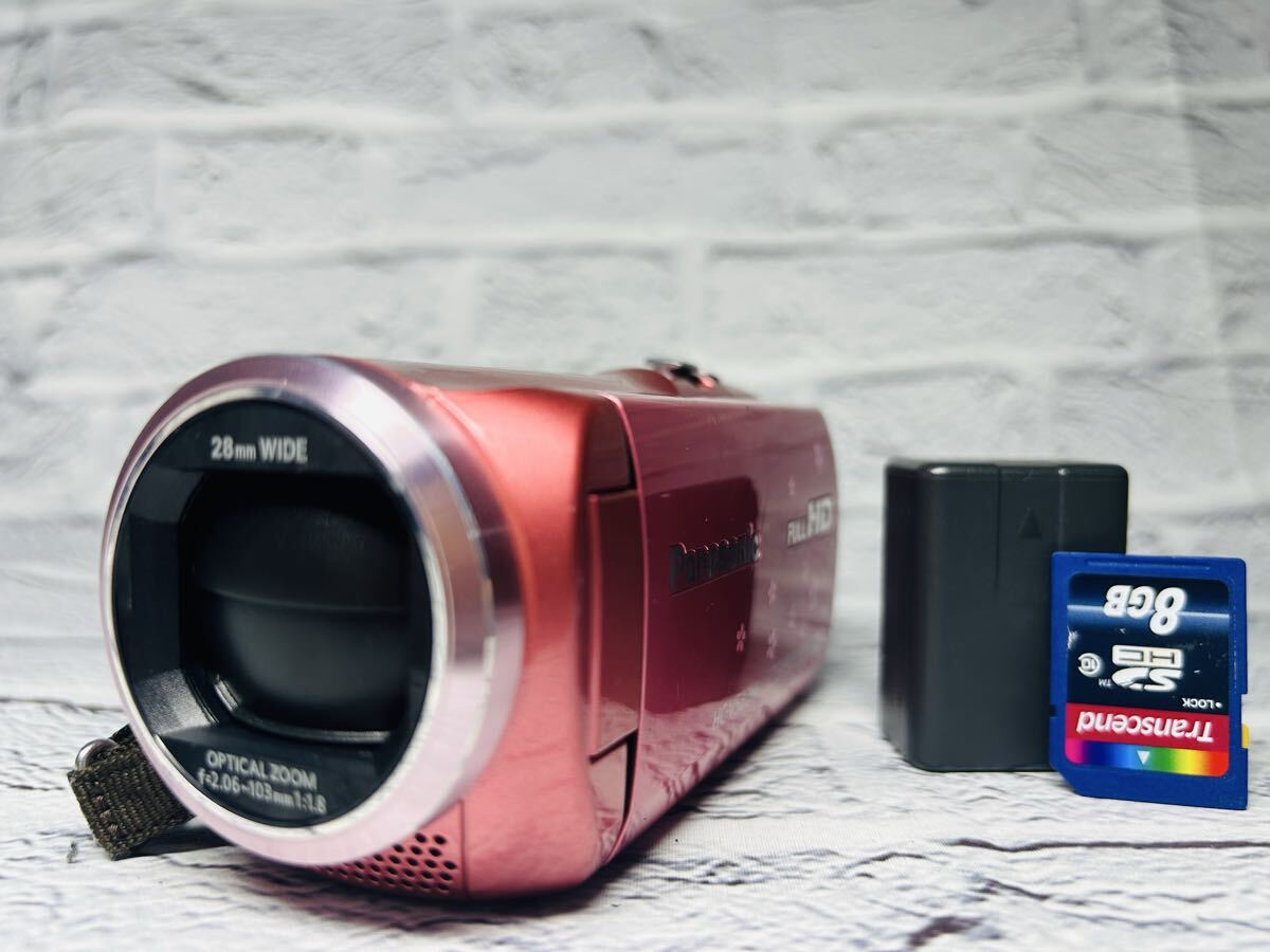 美品 Panasonic HC-V520M パナソニック ビデオカメラ