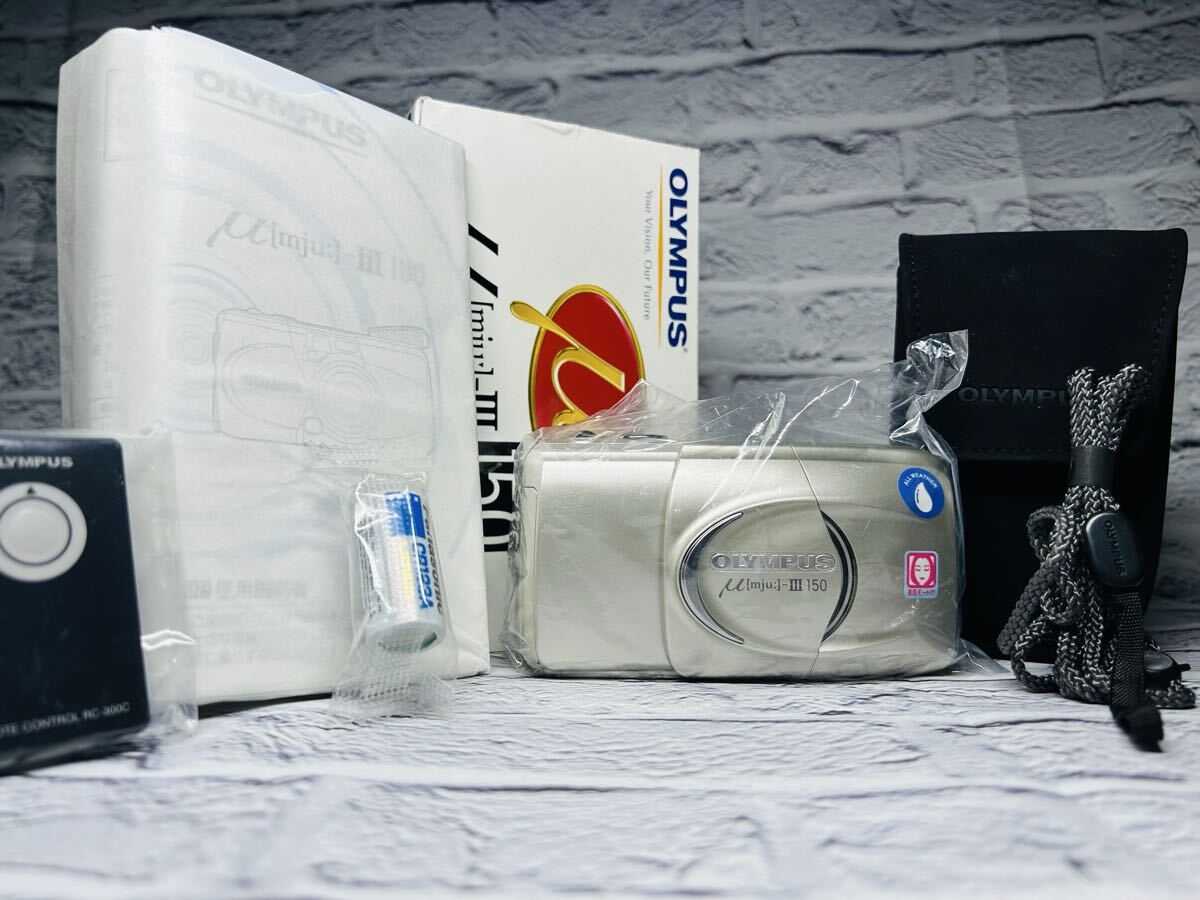 新品 OLYMPUS μ mju Ⅲ 150 コンパクトフィルムカメラ