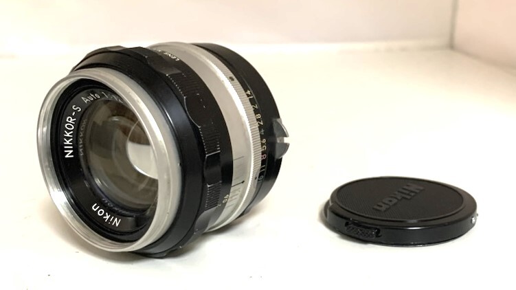 【訳アリ動作品】ニコン　Nikon NIKKOR-S Auto 50mm f1.4　単焦点レンズ　ジャンク扱い　＃B0807⑥