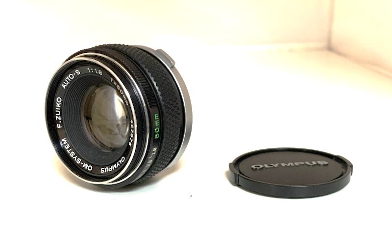 【動作品】 オリンパス　OLYMPUS OM-System F.Zuiko Auto-S 50mm f/1.8 単焦点レンズ　＃B0805①