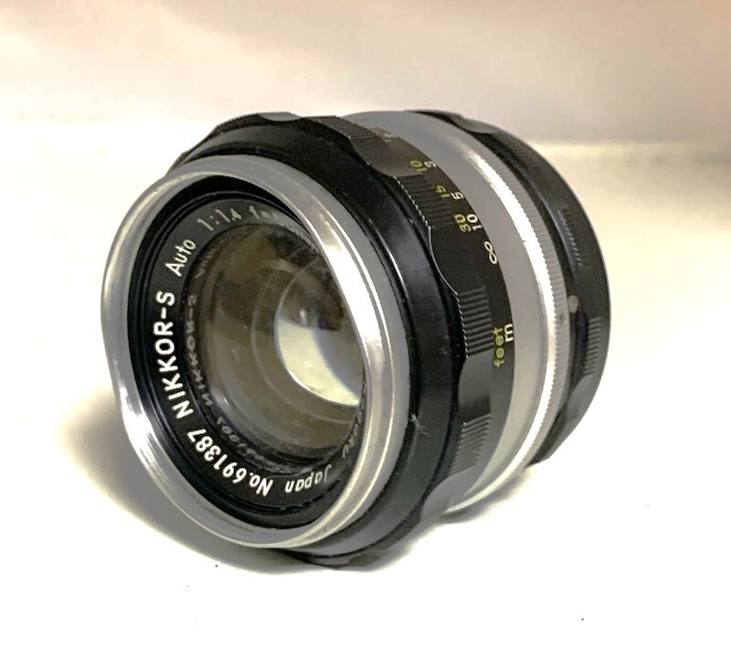 【訳アリ動作品】日本光学　Nippon　Kogaku auto Nikkor-S 50mm f1.4 　単焦点レンズ　ジャンク扱い　＃B0806⑨