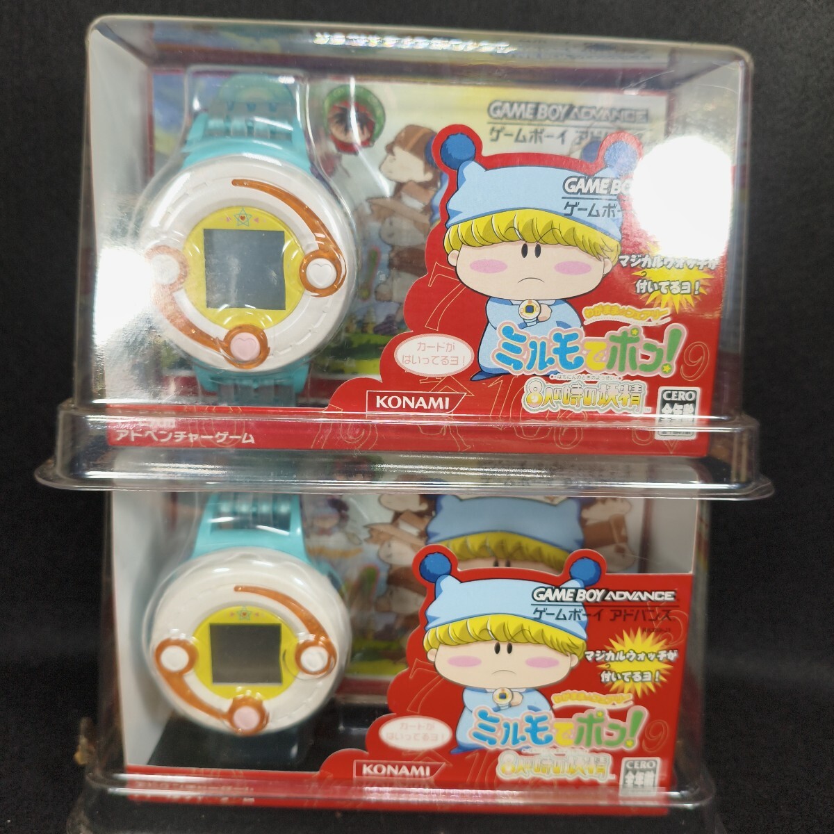 新品GBAソフトGAME BOY ADVANCE ゲームボーイアドバンス わがままフェアリー ミルモでポン　8人の時の妖精　2個まとめて 日本製 
