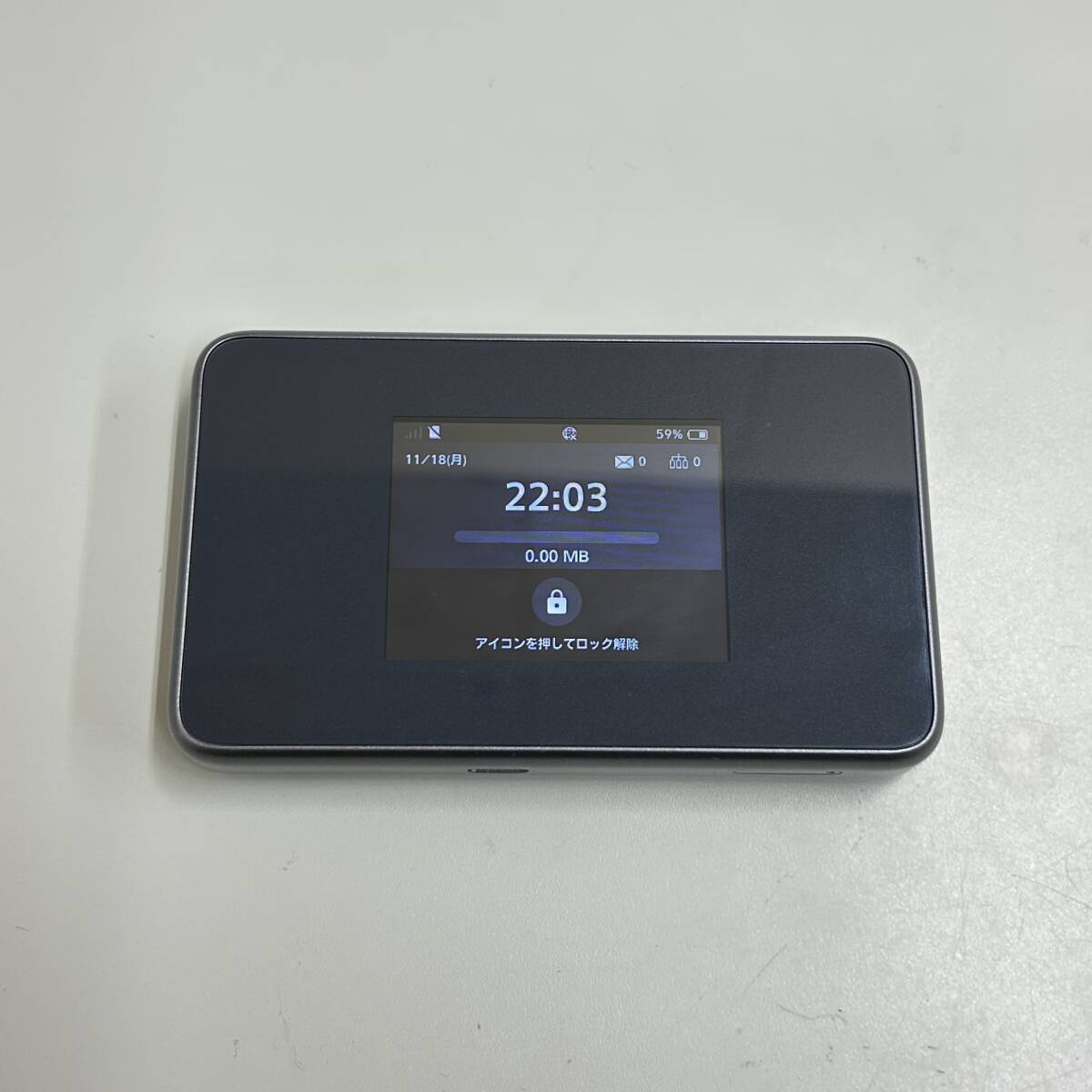 K6848 SoftBank ポケットWi-Fi　802ZT SIMロック解除　ネットワーク判定◯　簡易動作確認済