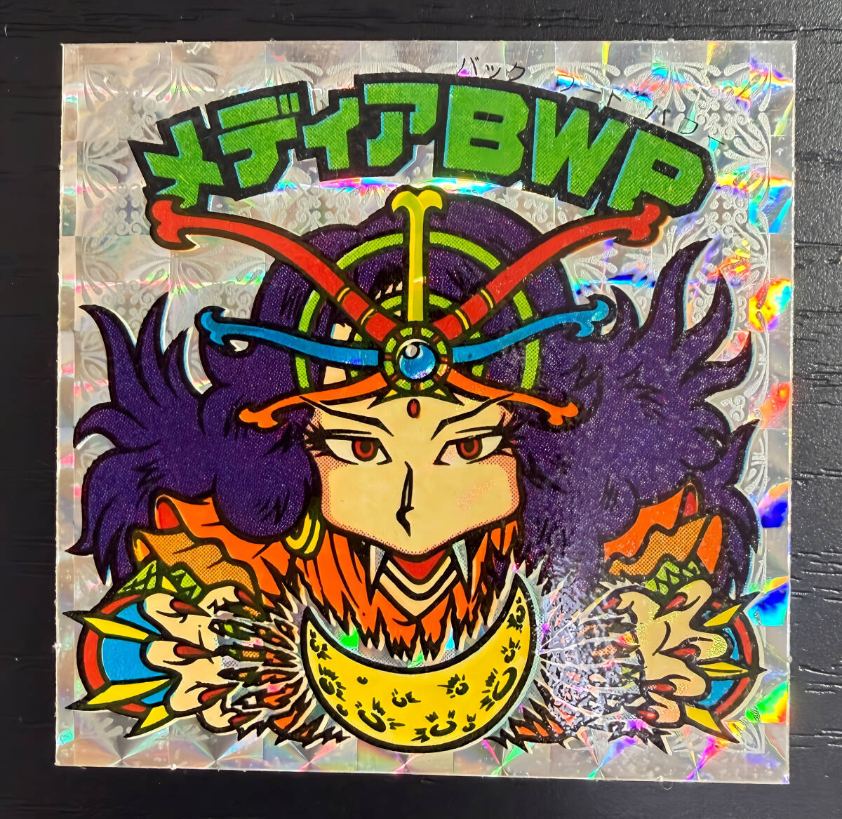 旧ビックリマン 第23弾 ヘッド メディアBWP 当時物 ロッテ 悪魔VS天使 状態良好