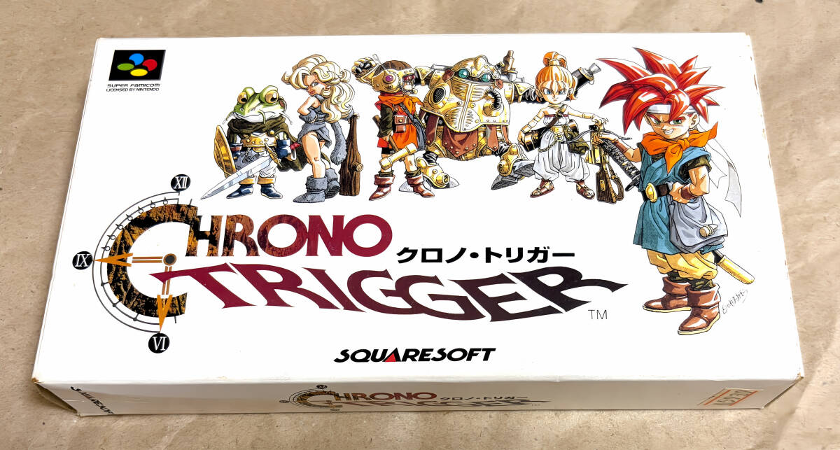 SFC クロノ・トリガー 箱・説明書・プラケース付 CHRONO TRIGGER スーパーファミコン SQUARESOFT