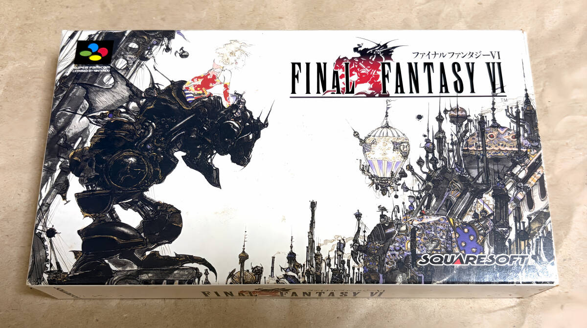 SFC ファイナルファンタジーVI FF6 箱・説明書・プラケース付 スーパーファミコン SQUARESOFT