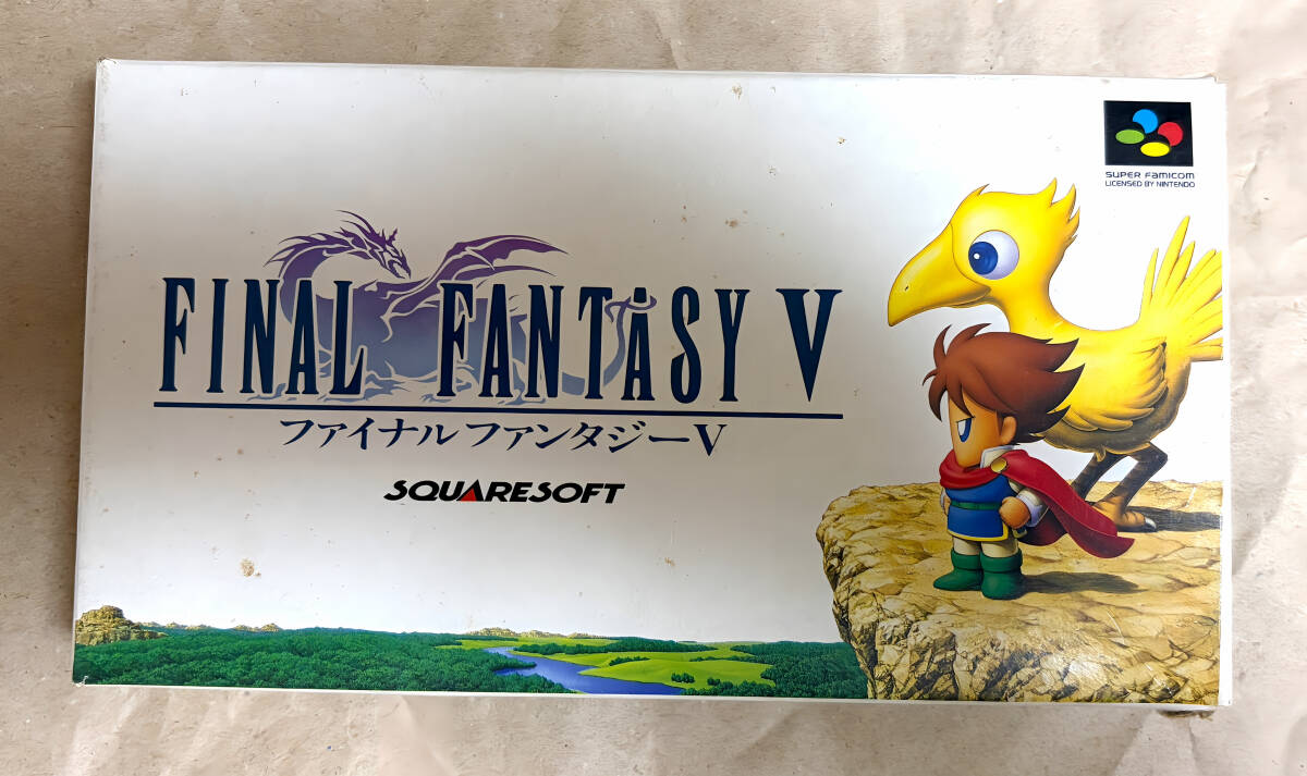 SFC ファイナルファンタジーV 箱・プラケース付 説明書なし FINAL FANTASY V スーパーファミコン スクウェア