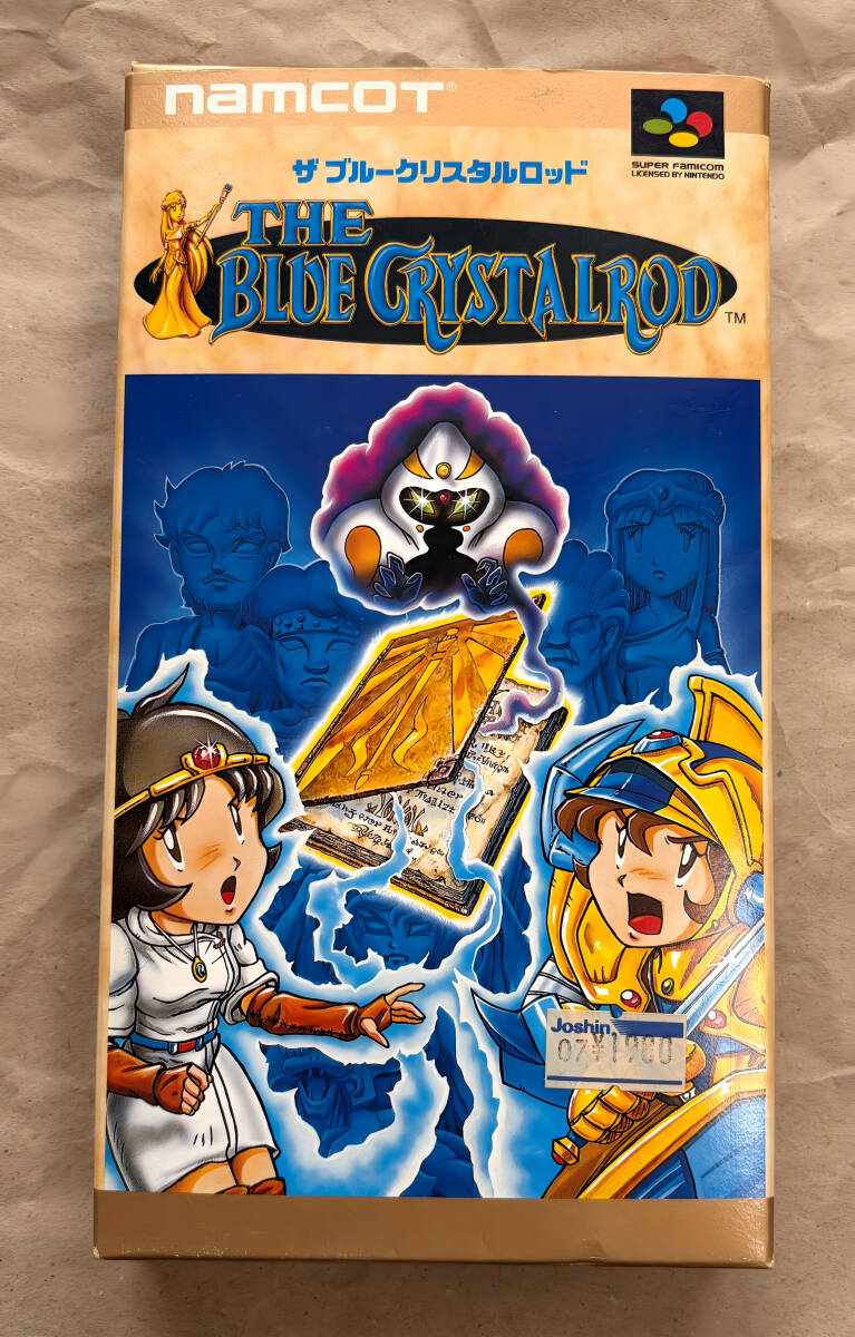 SFC ザ・ブルークリスタルロッド 箱・説明書付き スーパーファミコン ナムコ