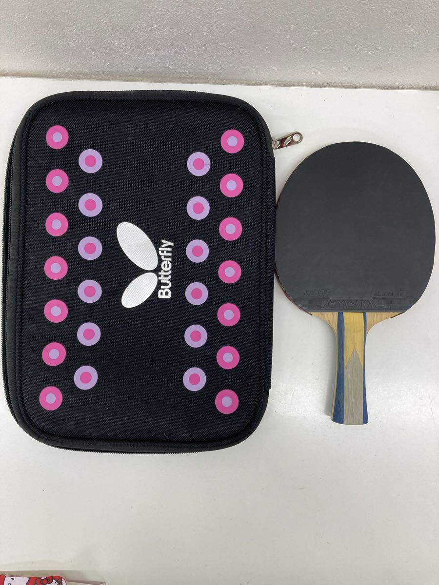 【Q2762-z】 卓球ラケット　YASAKA MARK V SOFT primorac EX 卓球 ラケット ケース Butterfly 現状品