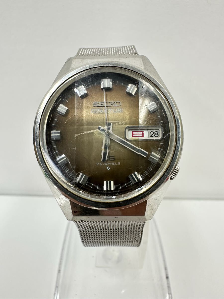 【Q3422-i】 腕時計　 SEIKO SS 6106-7690 稼働品 セイコー デイデイト 自動巻き