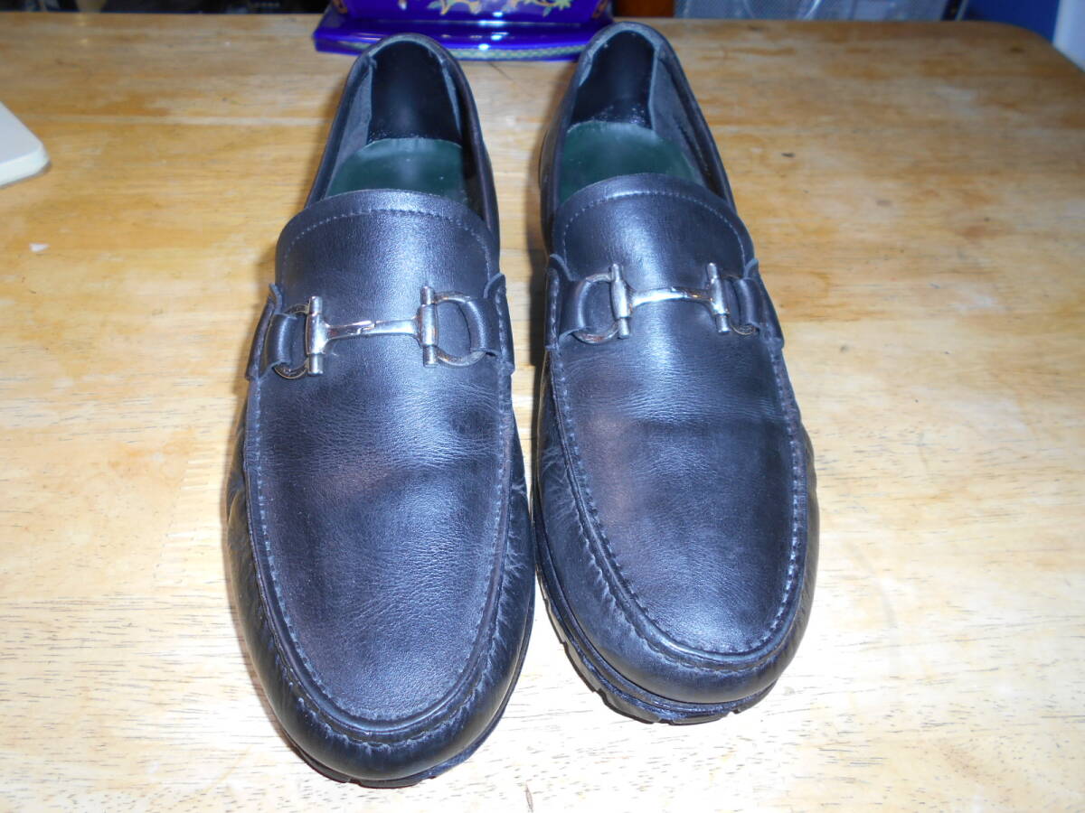 FERRAGAMO フェラガモ　ローファー黒　26センチ