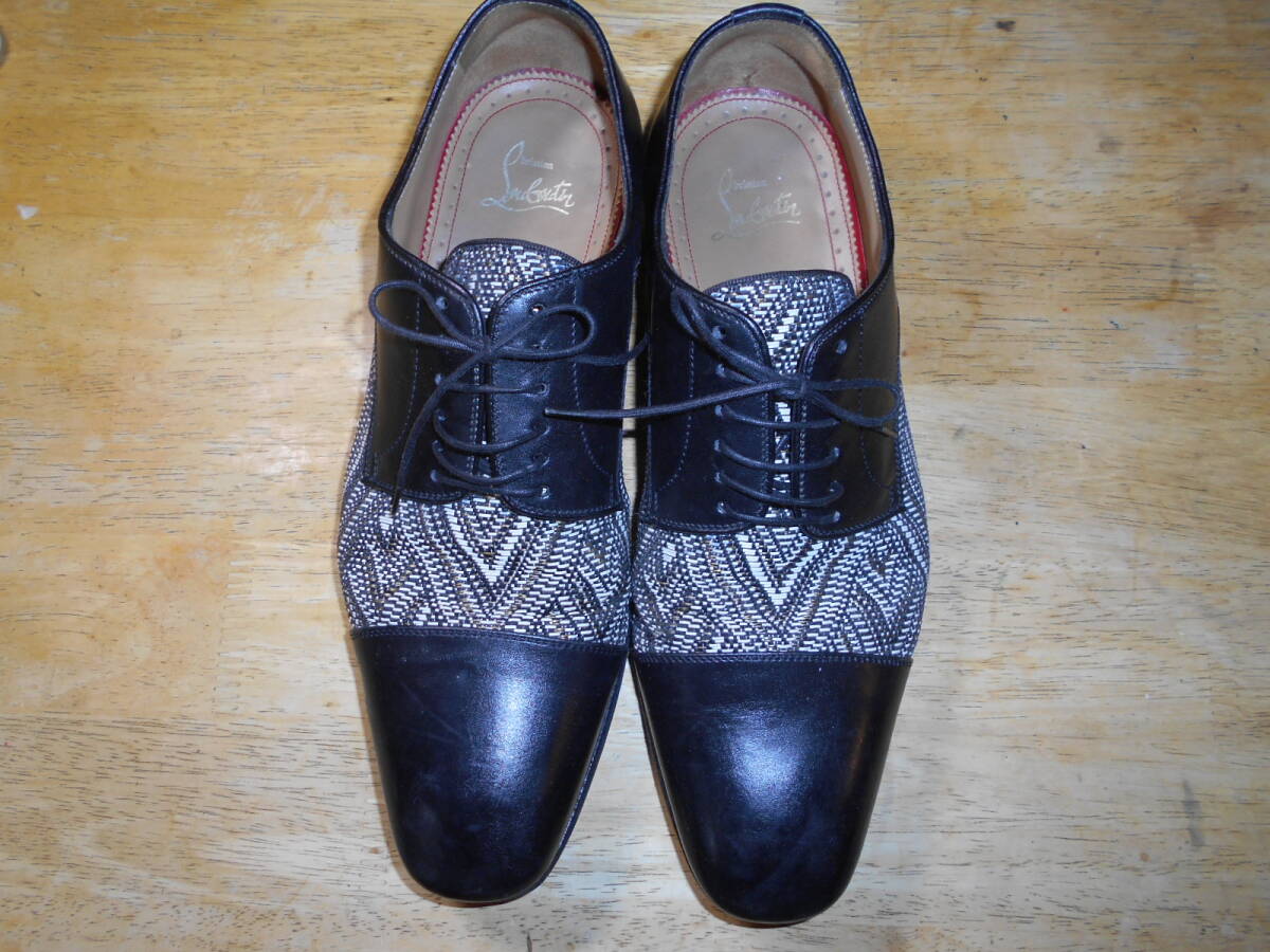 クリスチャン ルブタン(Christian Louboutin)　ビジネスシューズ　サイズ40　25センチ　黒