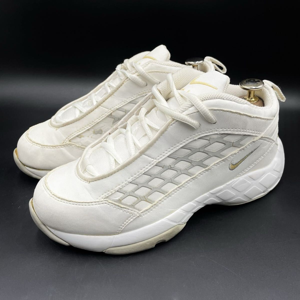 【希少 NIKE/ナイキ/AIR/010709/VX】高品質レトロボリュームスニーカー！ホワイト/23.5cm/衝撃プライス！1点限定販売！8/14