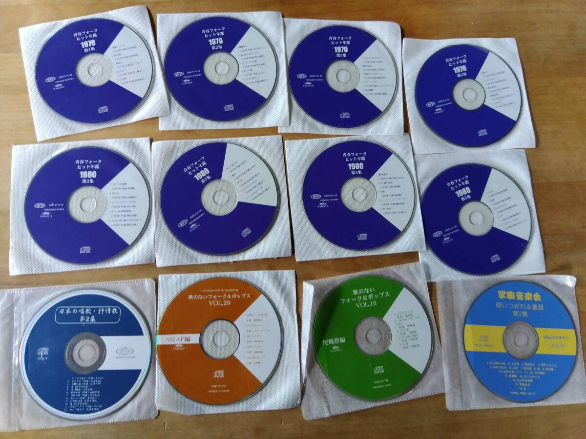 送料無料■歌唱なしBGM　昭和のフォーク　ほか
