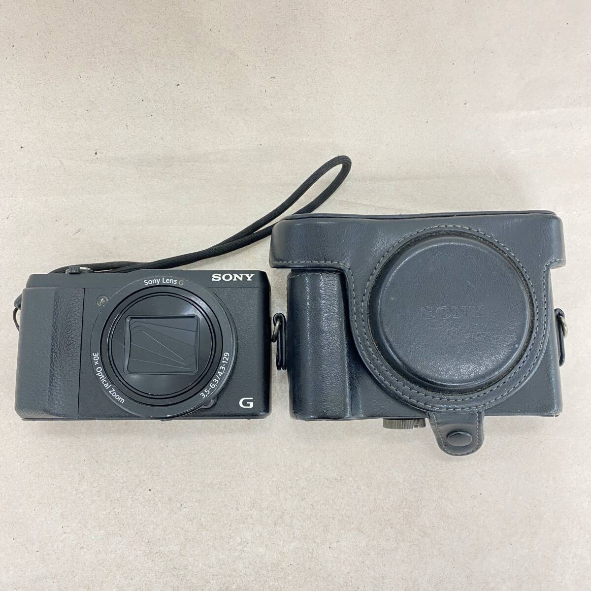 『NN1』動作未確認　デジカメ　ソニー　サイバーショット DSC-HX60V　3.5-6.3/4.3-129　SONY Cyber-shot　ソフトケース付き　現状品