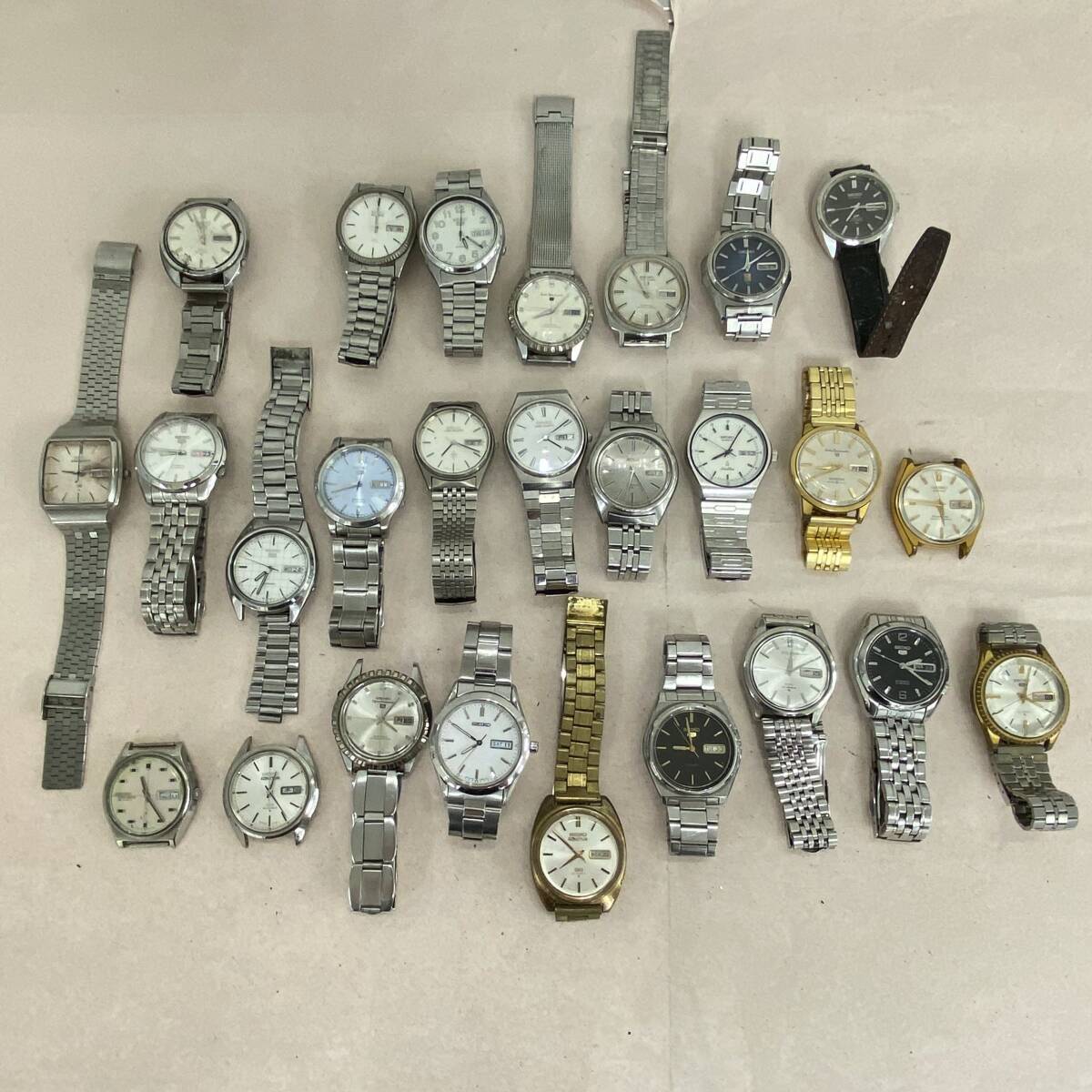 『F8』時計　稼働品あり　SEIKO　セイコー　セイコー5/KING/スポーツマチック/ロードマチック/5アクタス　メンズ　デイデイト　26本　現状