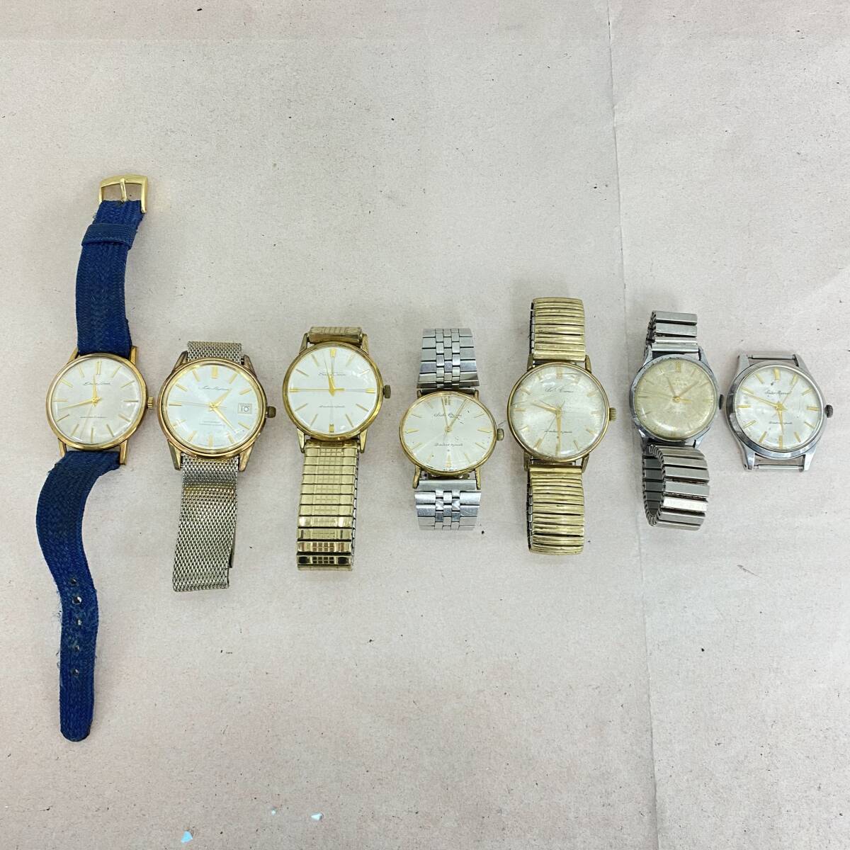 『F10』時計　SEIKO　セイコーｘ7　稼働品あり　ライナー/スカイライナー/クラウン/クロノス/スーパー/マーベル　手巻・アンティーク　現状