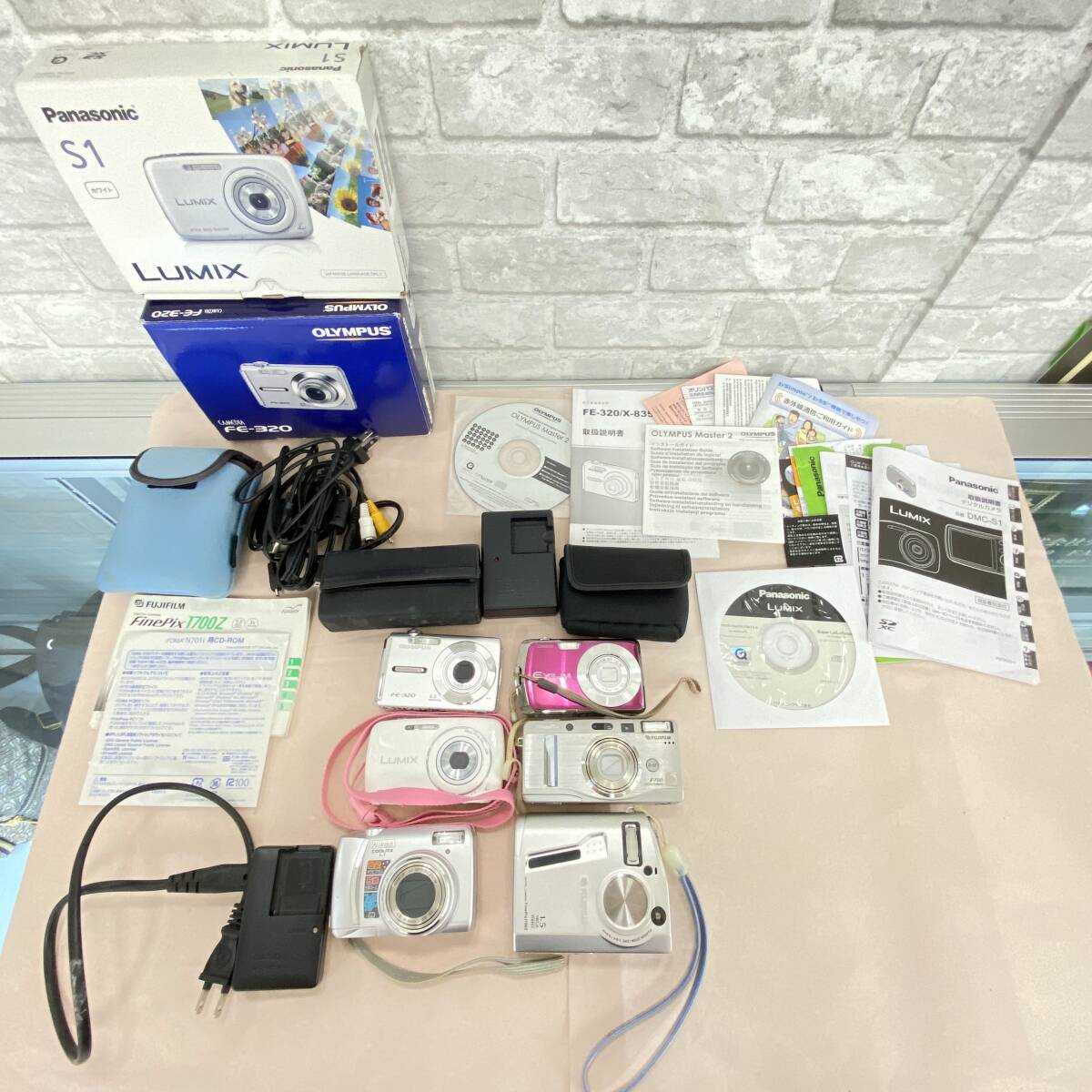 『②NN6』1台通電確認済み/動作未確認 デジカメ ニコン:クールピクス/カシオ:エクシリム/パナソニック:ルミックス/富士フイルムｘ2　現状品