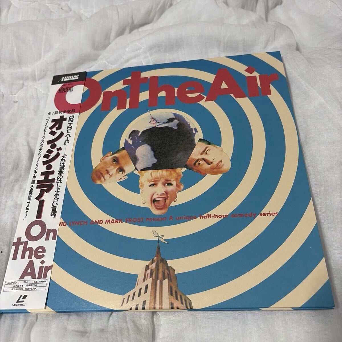 オン・ジ・エアー On The Air デヴィッド・リンチ レーザーディスク LD 2枚組 ジャケ買い 美ジャケ 帯付き