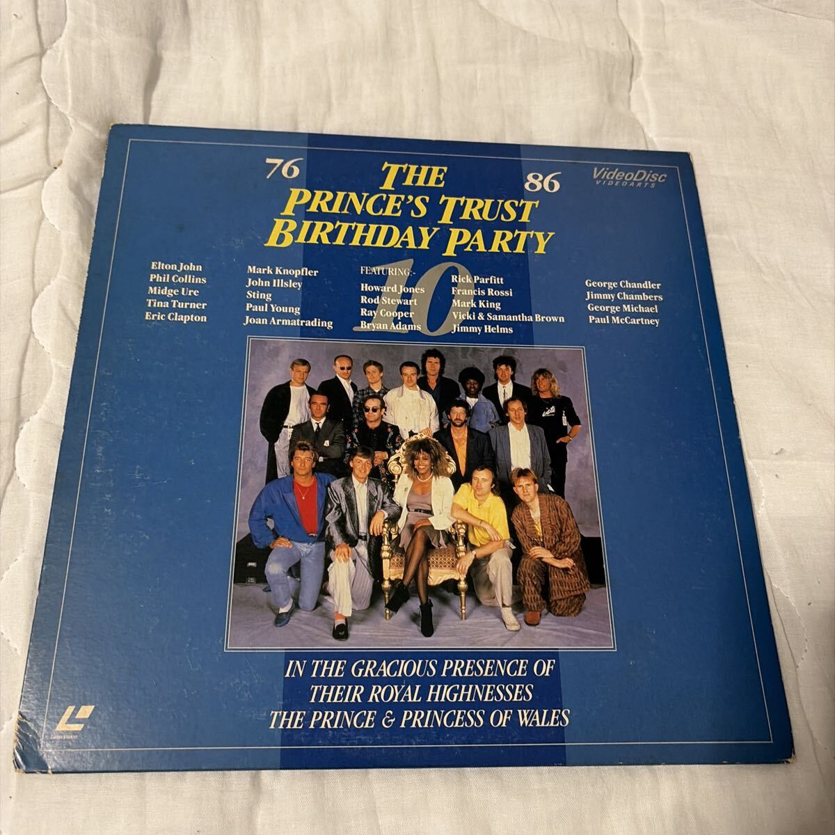 LD レーザーディスク THE PRINCE'S TRUST BIRTHDAY PARTY 1986