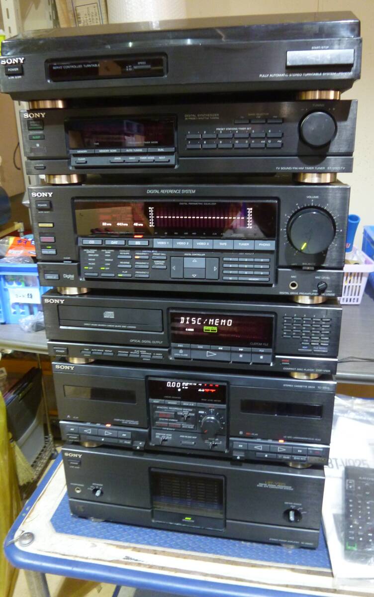 引き取り限定/三重県鈴鹿市 中古 SONY ソニー LBT-V925 システムコンポ /レコードプレーヤー [N-408]