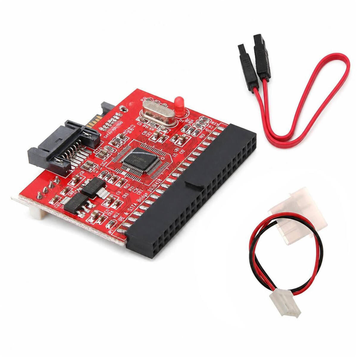 IDE SATA 変換カード 双方向変換 40PIN 39ピン IDE SATA対応 ハードディスク 光学ドライブ マザーボード用;L1065;