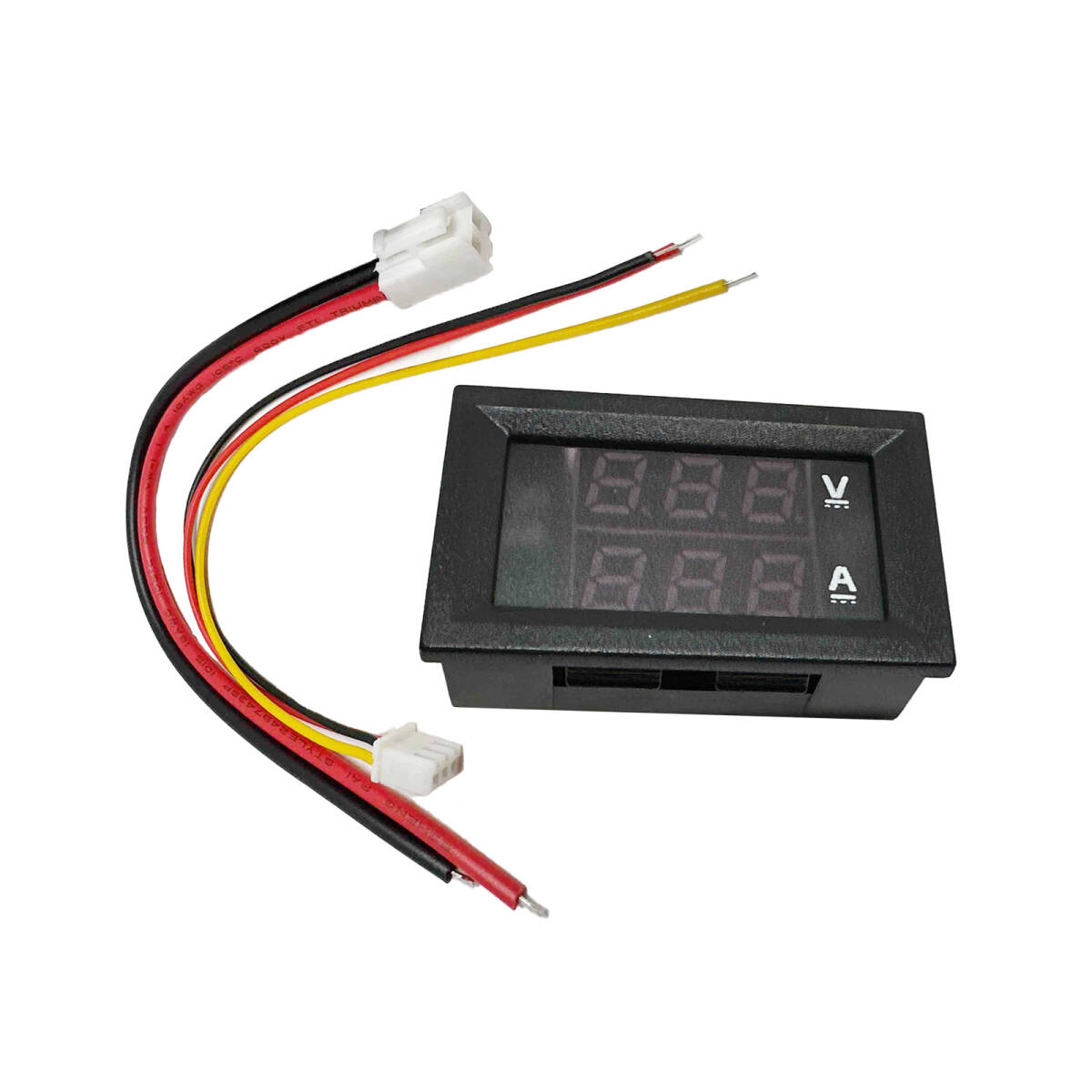 電圧計 テスター 電流計 電圧計 車 電圧計 DC0 100V 0 10A LED直流電流電圧表 デジタル表示 取り付け簡単 赤青2色表示 カー用品;L4489;