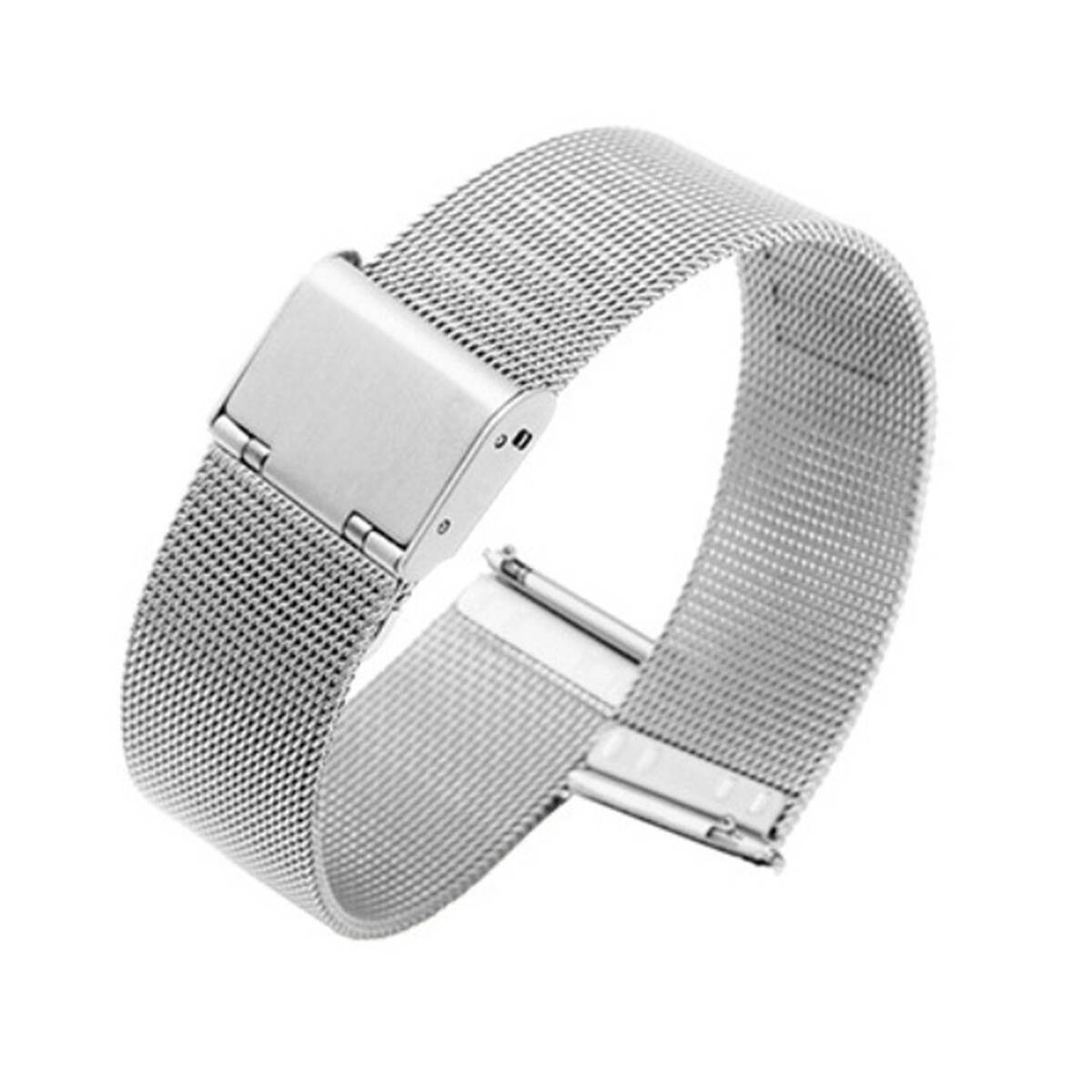 スマートウォッチ バンド 22mm 腕時計 バンド スチールメッシュウォッチバンド ステンレス 腕時計 ベルト 22mm 快脱 調整可能;L4490;