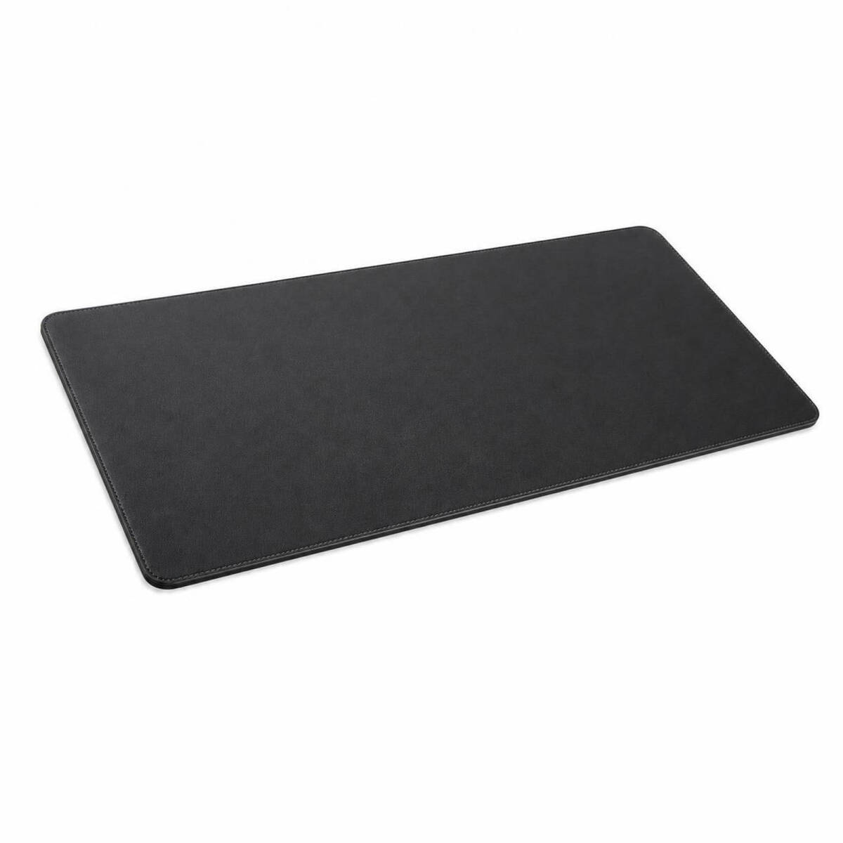 デスクマット マウスパッド 大型 約70×30cm PVCレザー ブラック 両面仕様 防水 滑り止め デスクマット オフィス ゲーミング用;L8541;