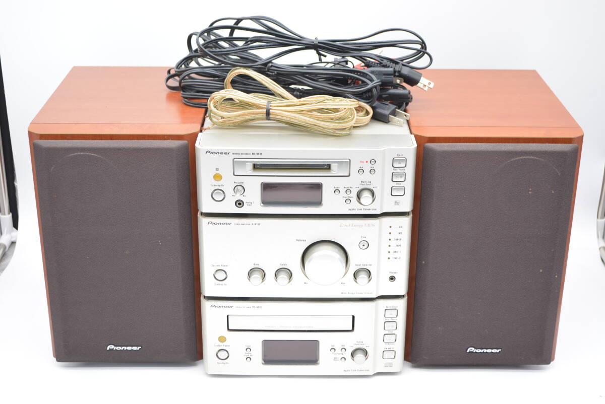 【極美品】【動作品】Pioneer/パイオニア MJ-N901/A-N701/PD-N901 S-N701-LR システムコンポ スピーカー オーディオ機器