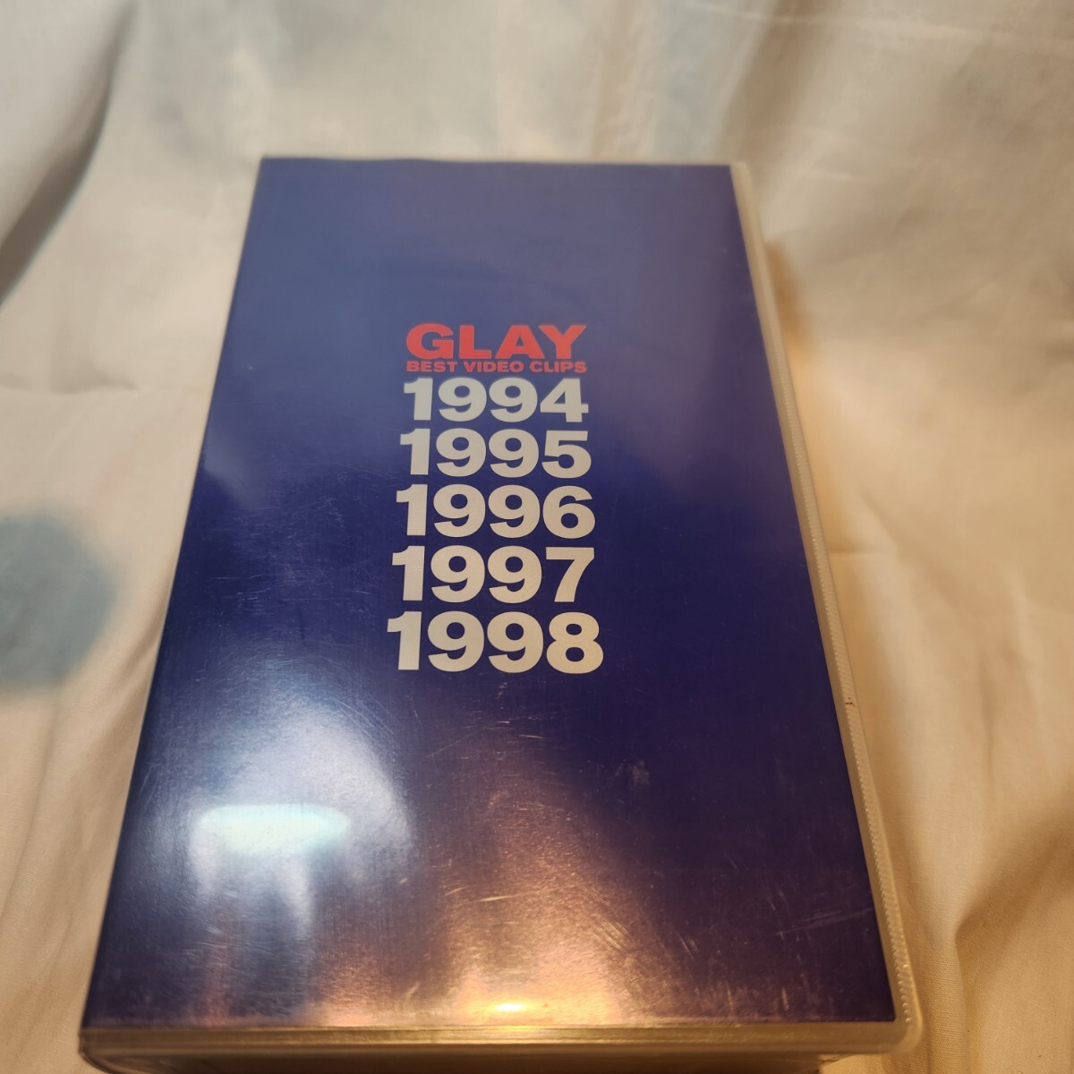 190 GLAY BEST VIDEO CLIPS 1994-1998 VHS ビデオテープ2本組 ブックレット2冊付 特典ステージパス欠品