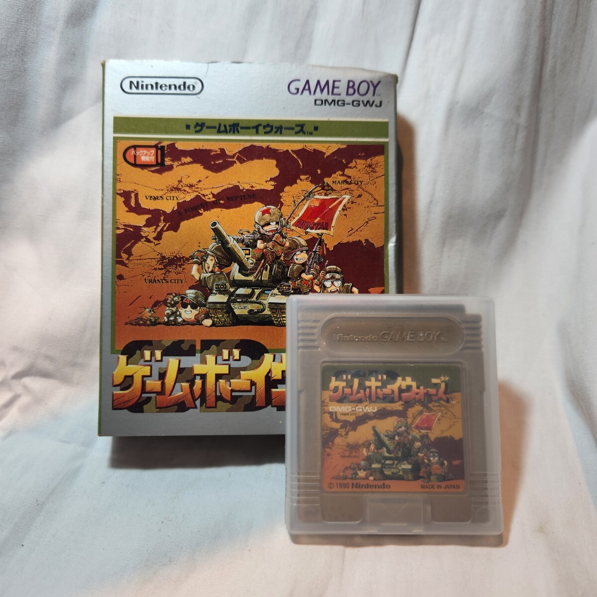 286 ゲームボーイウォーズ GB 箱付き 説明書なし 任天堂 1991 動作未確認 ゲームボーイ レトロゲーム