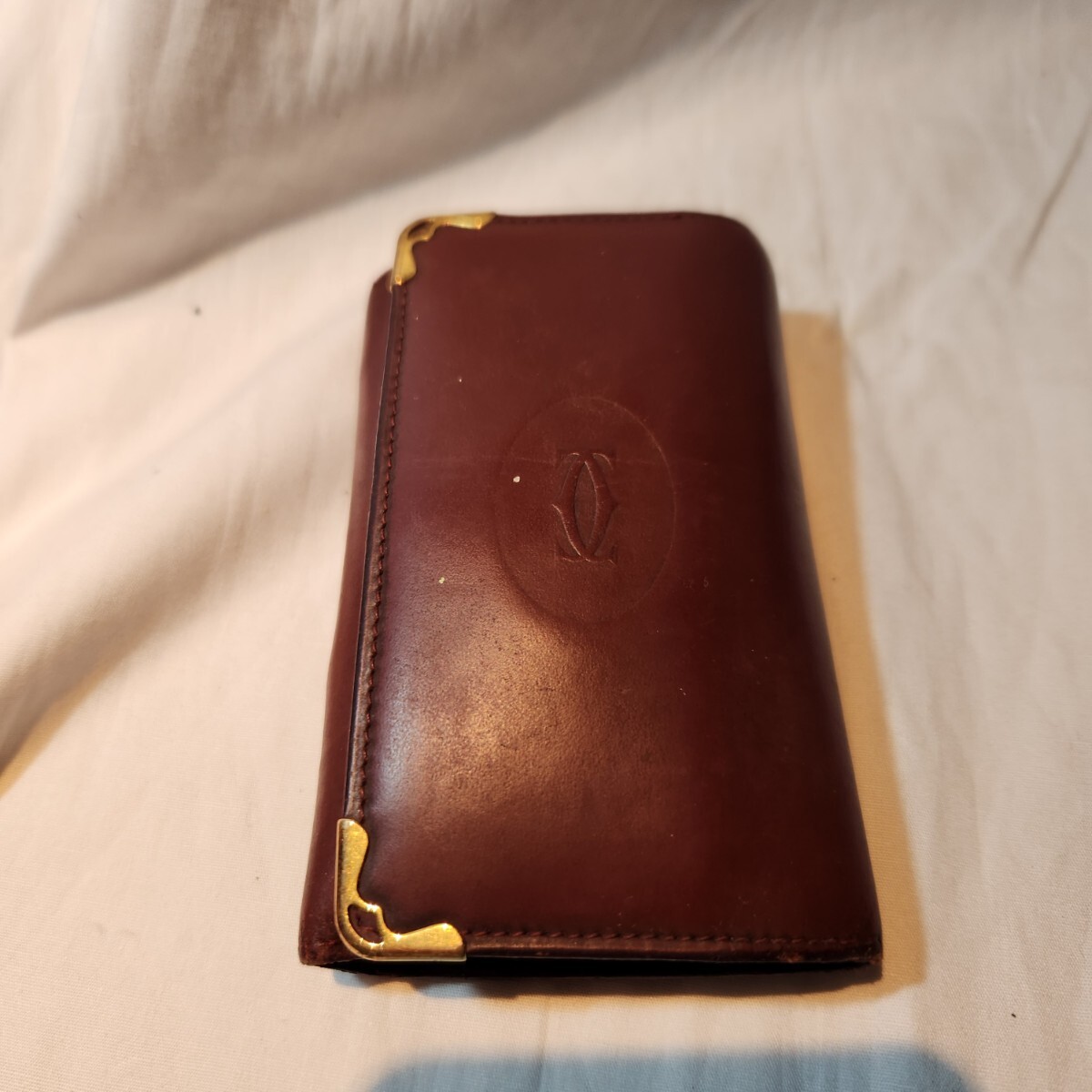 321 Cartier カルティエ マストライン キーケース 6連 ボルドー