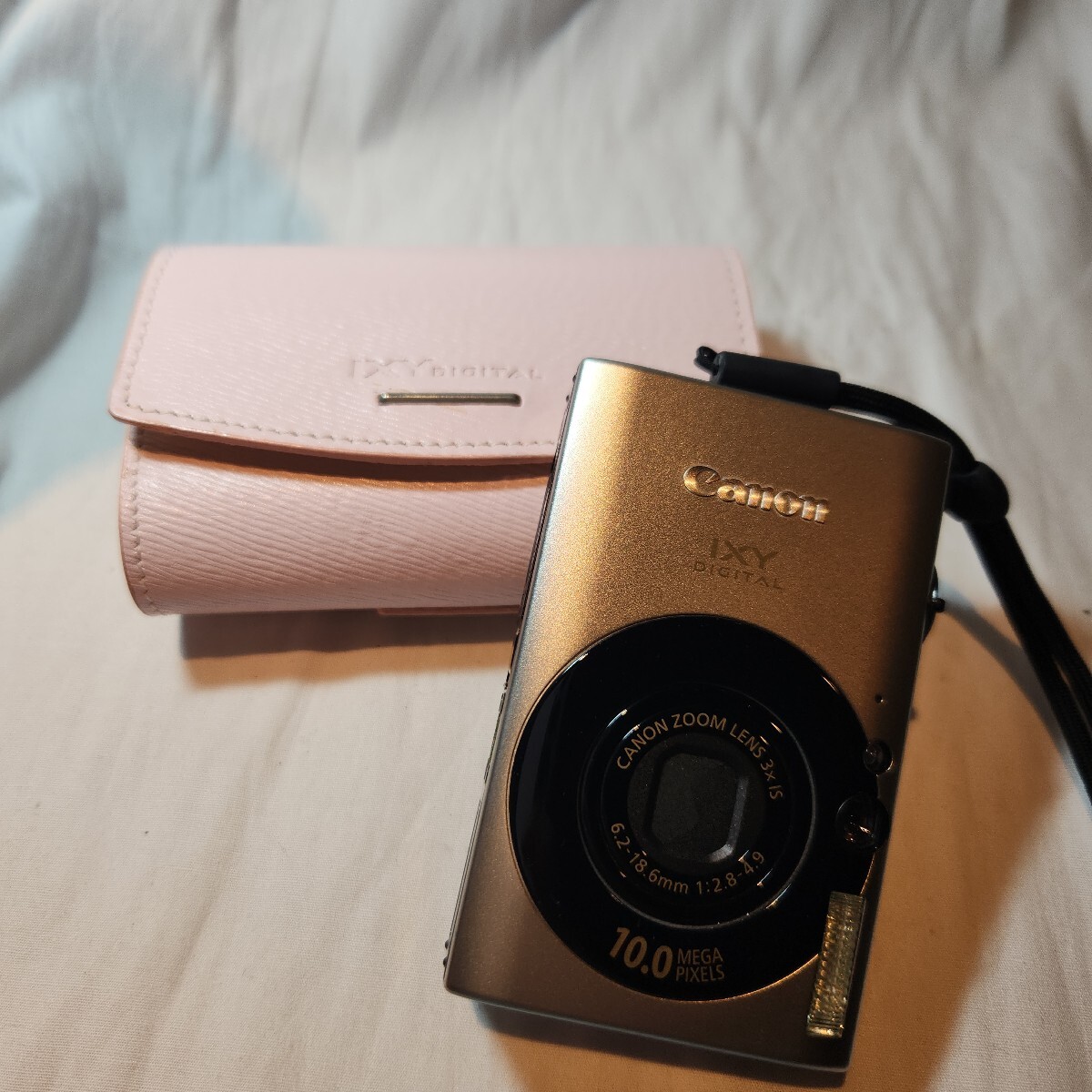 447 Canon IXY DIGITAL 25 IS 10MP オールドコンデジ ケース付