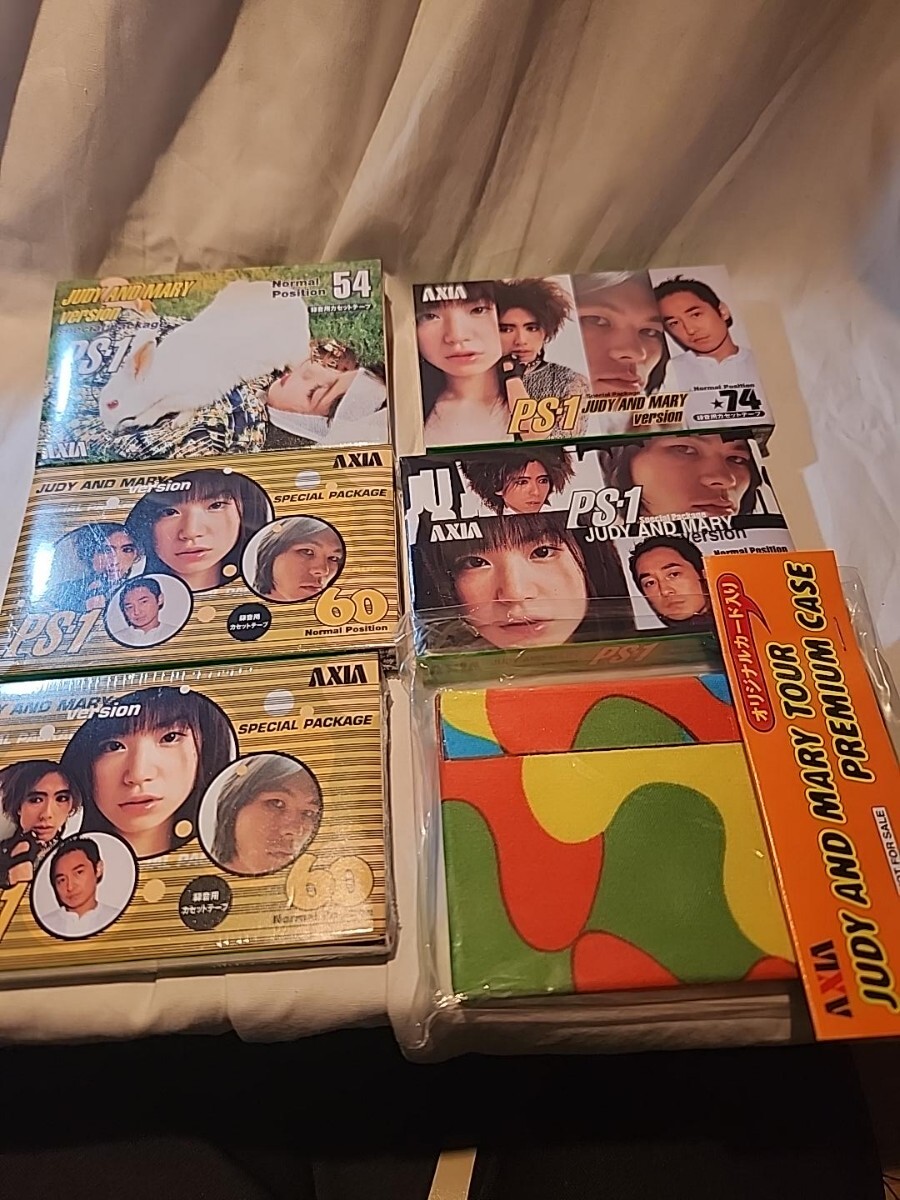340【未開封】JUDY AND MARY AXIA PS-1 カセットテープ 5本セット 54分 60分 74分 SPECIAL PACKAGE PREMIUM CASE