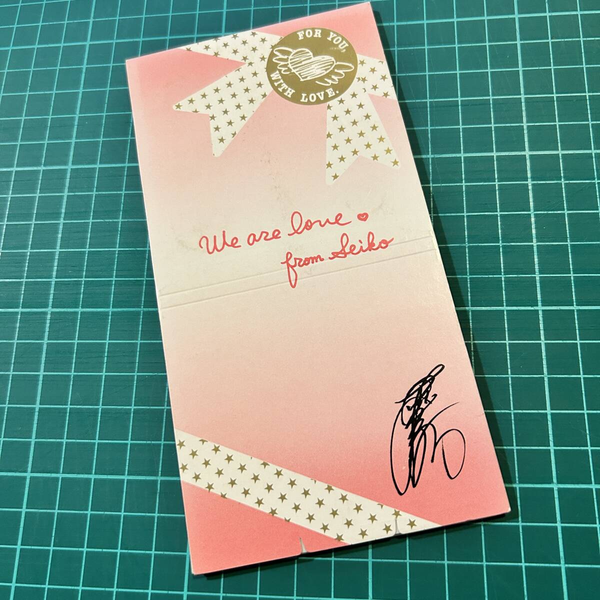 即決 送料込 松田聖子 WE Are Love From Seiko 1990年？非売品8cmCD 三曲入り 鈴木祥子 笹路正徳 ファミリーマートロゴ入り TDDD-90016