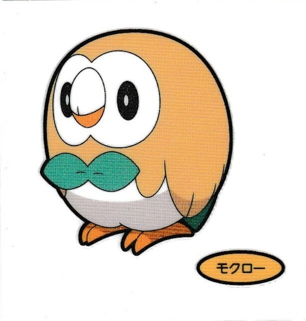 第一パン　ポケモンデコキャラシール　第219弾　モクロー