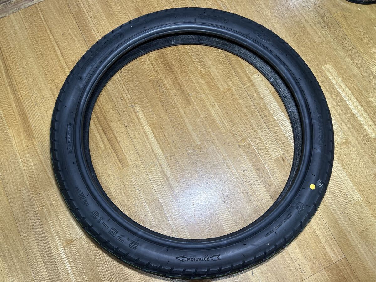 CST タイヤ 2.75-18 42P 新品未使用 YBR125 YAMAHA チェンシンタイヤ 正新ゴム 台湾