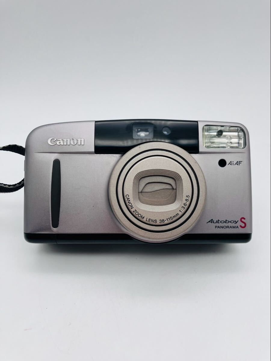 ●動作品 Canon AutoboyS PANORAMA コンパクトフィルムカメラ キャノン オートボーイ