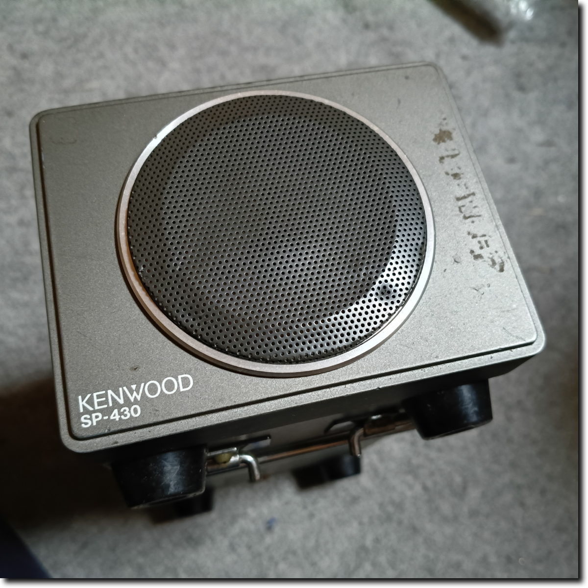 148 ケンウッド スピーカー SP-430 錆傷多し凹みあり Kenwood