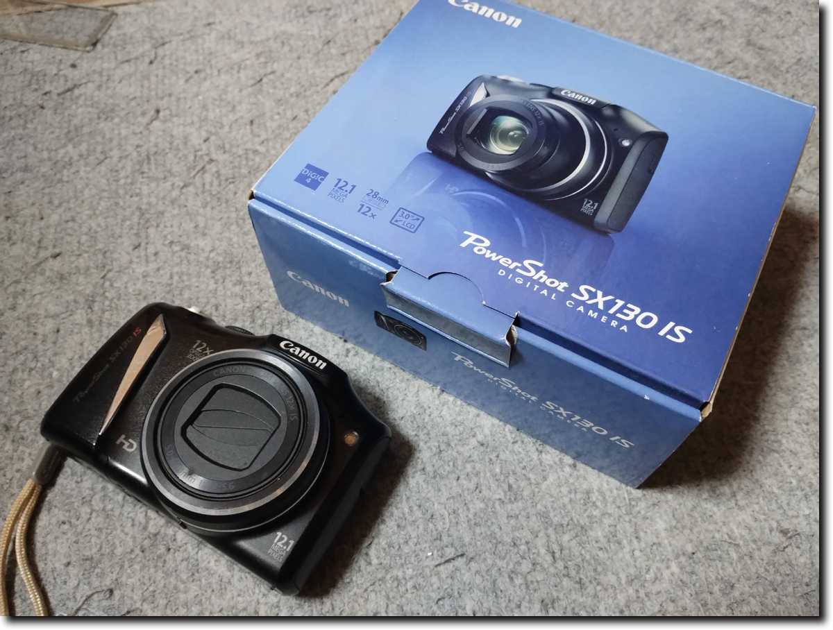 104pl PowerShot SX130 IS CANON キヤノン 単三電池駆動のコンパクトデジタルカメラ