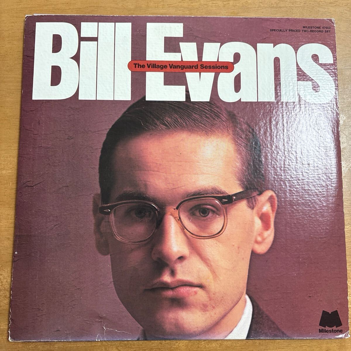 US盤 2LP BILL EVANS ビル・エヴァンス / THE VILLAGE VANGUARD SESSIONS MSP-47002 2枚組 GATEFOLD 見開き ジャケット傷み 背色あせ