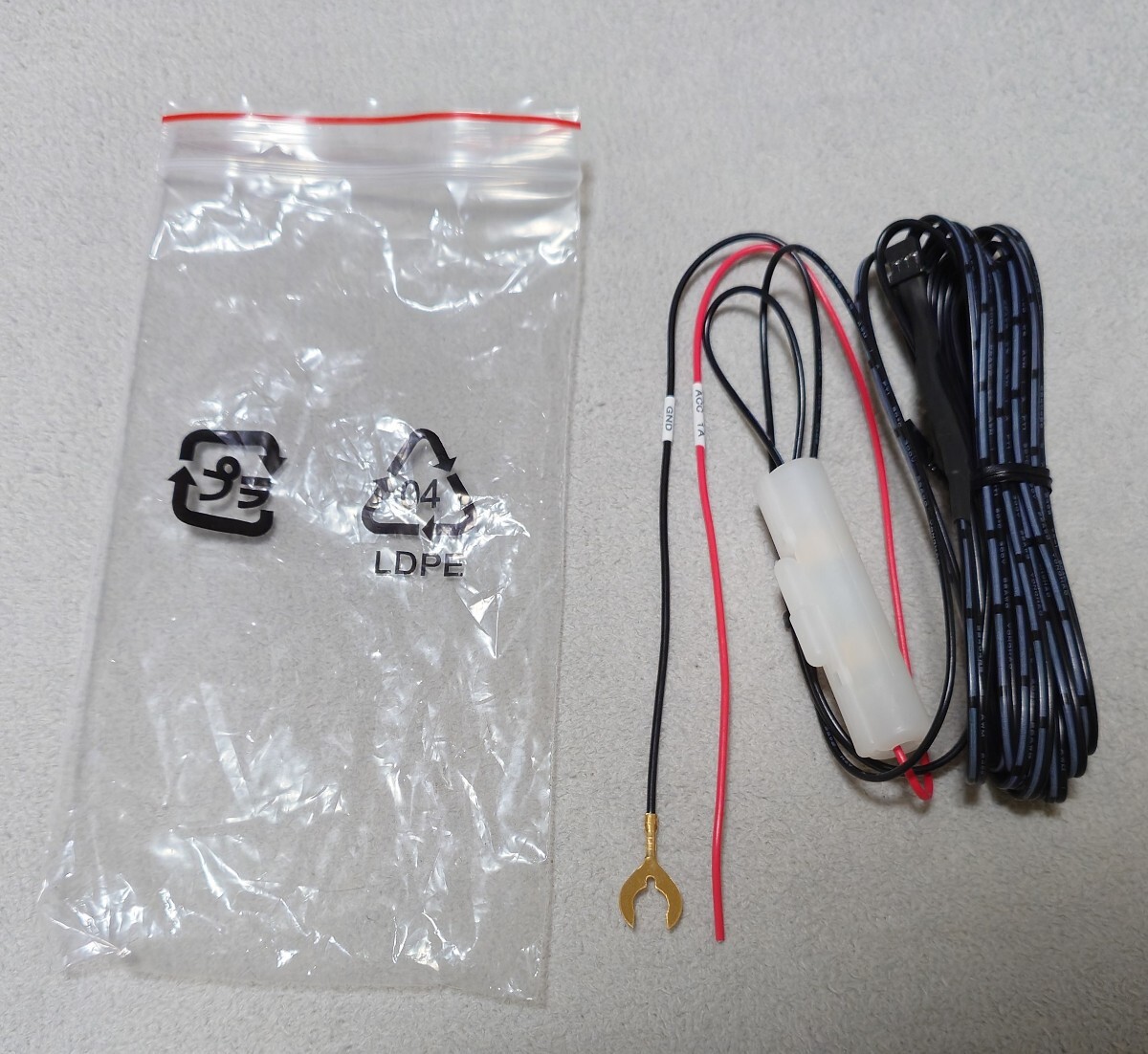 新品 コムテック純正 電源ハーネス 電源コード HDROP-15 ZDR-043 ZDR-018 ZDR-027 ZDR-550D HDR852G HDROP-14 ドライブレコーダー 