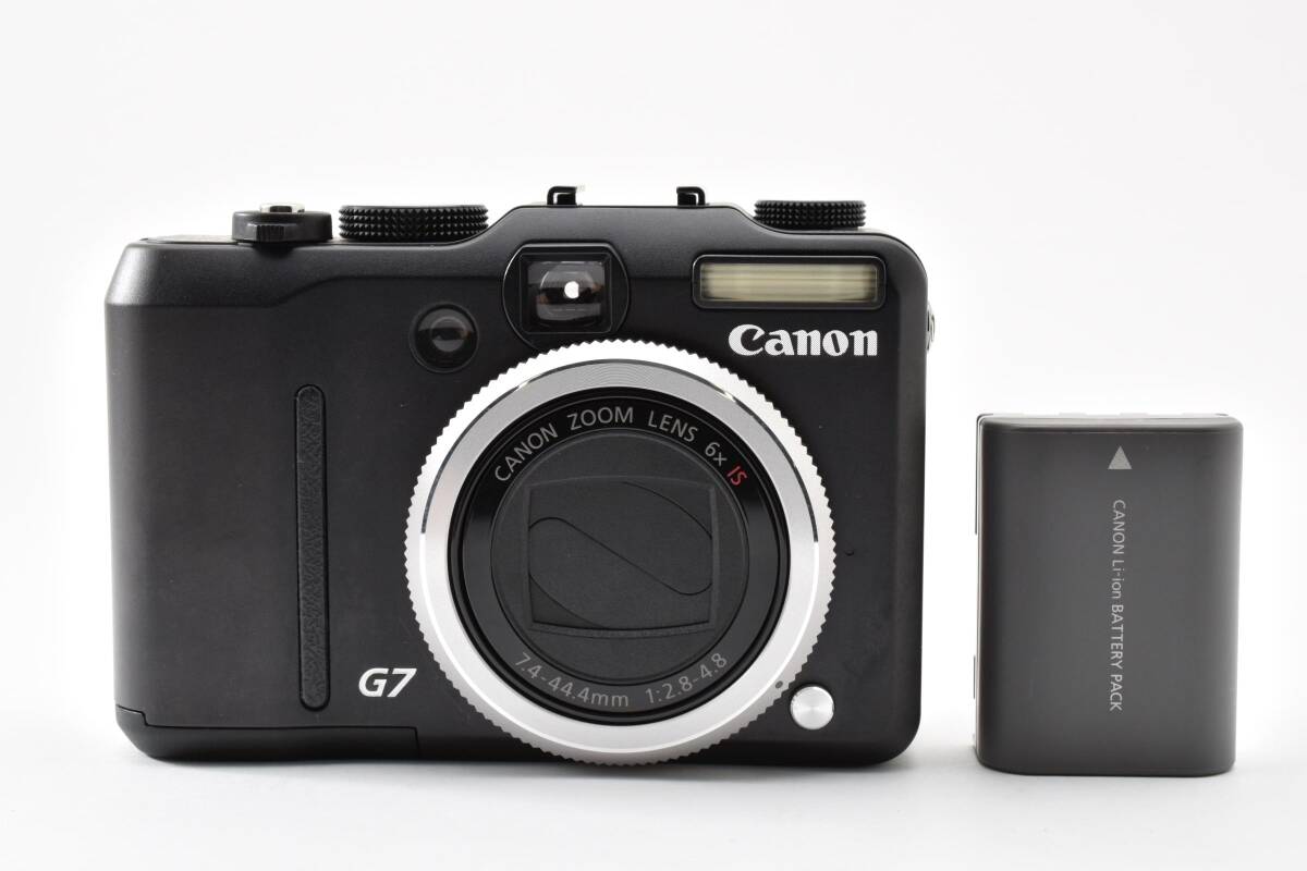動作確認済 外観美品　Canon PowerShot G7 ズーム フラッシュOK コンデジ　液晶ドット抜けあり
